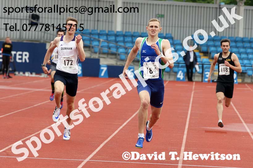 Senior mens 400 metres, Northern Senior and Under-20s Champs., SportsCity, Manchester. Photo: David T. Hewitson/Sports for All Pics